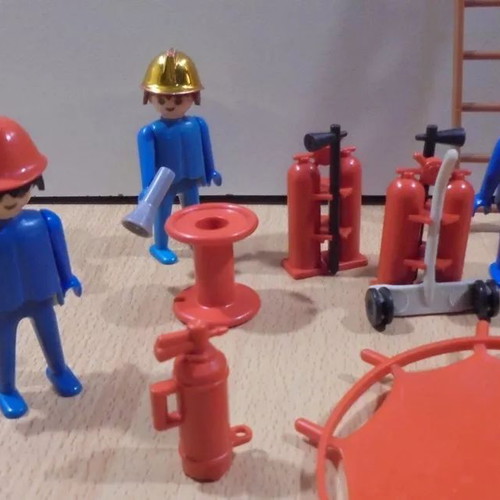 Playmobil 3491 Fire Brigade old incomplete set used from Lyra