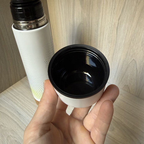 Metal thermos flask