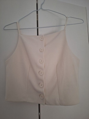 H&M women's top white, like new, size XS