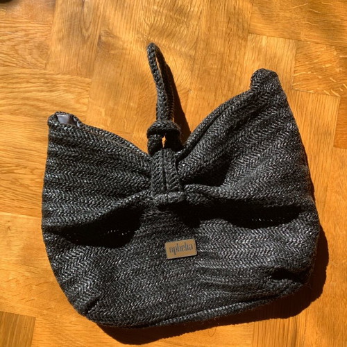 Ophelia small black handmade purse like new
