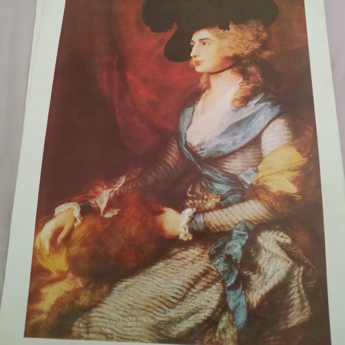 Engravings used, pack of 8, 35 cm height, paper