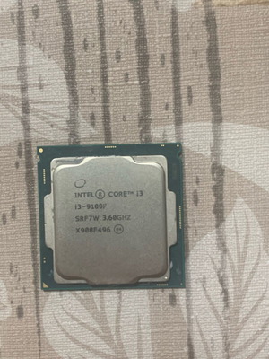 Intel Core i3 9100f processor like new without cooler