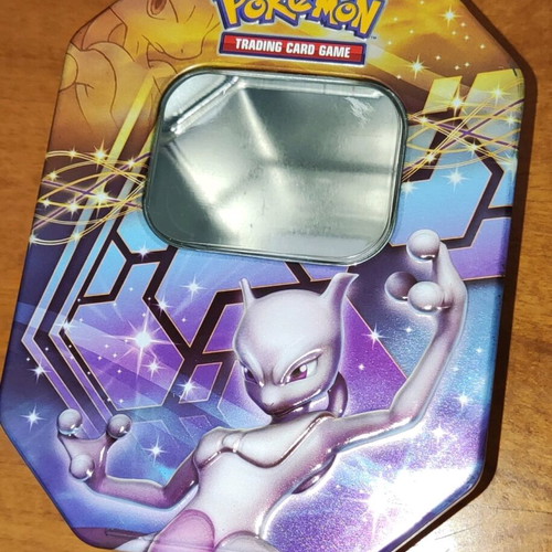 Pokemon tins like new from black & white set Mewtwo and Darkrai