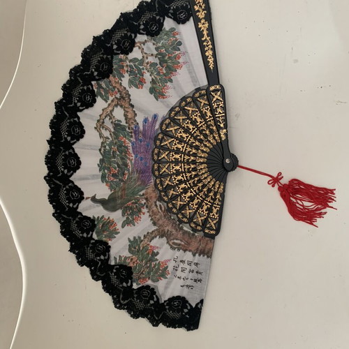 Vintage hand fan new