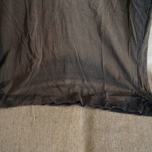 Men's long-sleeve shirt used, brown, size M