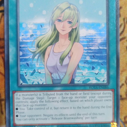 Release Brainwashing Quick Play Spell card like new