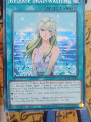 Release Brainwashing Quick Play Spell card like new