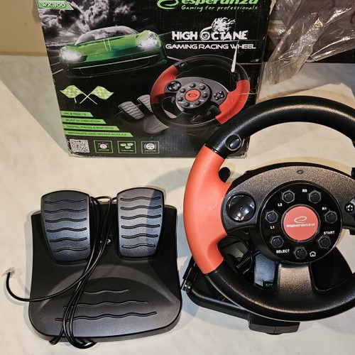 Racing wheel for PC, PS2, PS3
