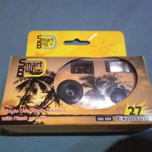 Single-use camera unused