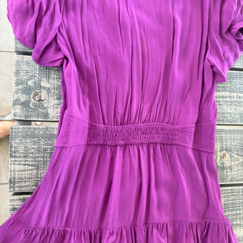 Purple dress with ruffles, romantic style, like new