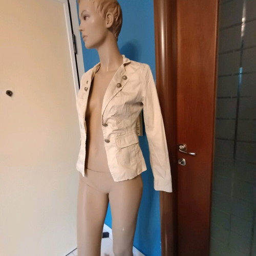 More More women's spring jacket used, size S, beige