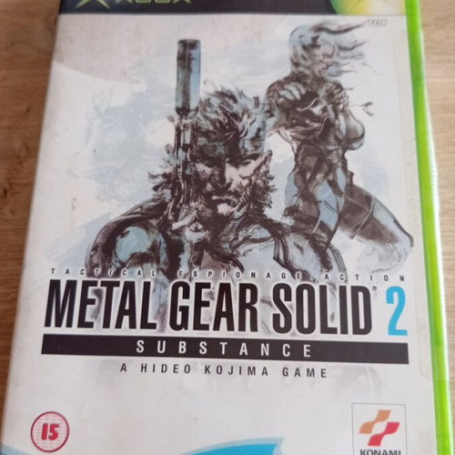 Metal Gear Solid 2 Substance Xbox game in very good condition