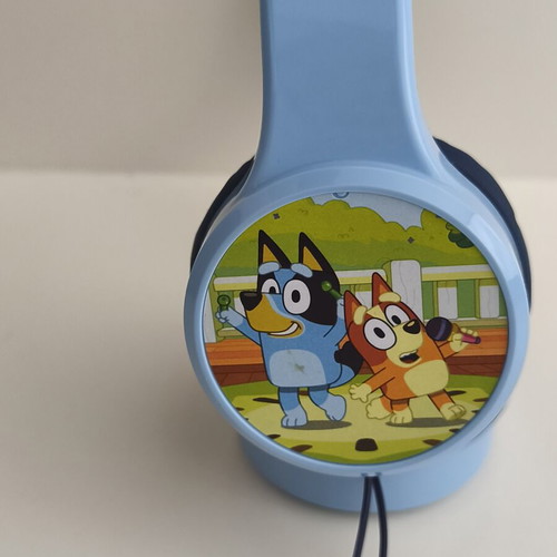 Bluey Kids Headphones wired, new, volume limiter 85dB