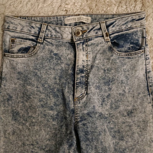 Bershka Jeans no28 used, skinny, elastic, high waist