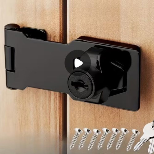 Lock for cabinets, drawers, doors, black color new
