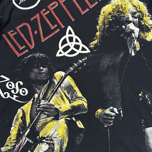 Led Zeppelin Vintage Y2K Band Tee Size L Fruit of the Loom
