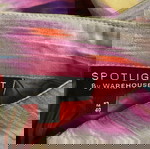  100% μεταξωτό στραπλες φόρεμα Warehouse Medium