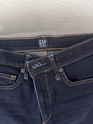 Gap skinny jeans used, size S 36 8, blue