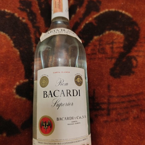 Bacardi sealed collectible bottle 1,250 ml