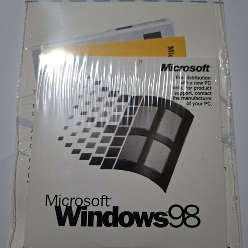 Microsoft Windows 98 English edition sealed software