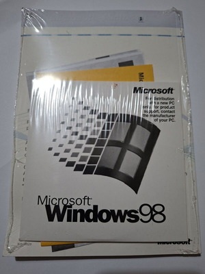 Microsoft Windows 98 English edition sealed software
