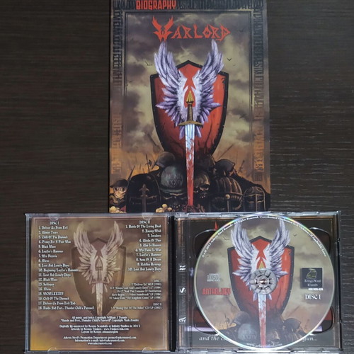 Warlord Anthology 2xCD and book like new, limited 400 copies