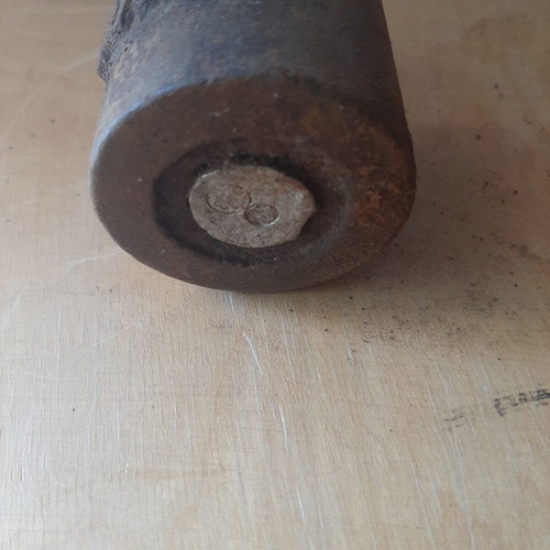 Cast iron weights used, set of 1 kg and 0.5 kg