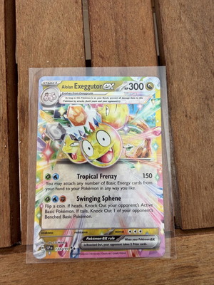 Pokemon TCG Alolan Exeggutor ex #133 SSP like new Surging Sparks