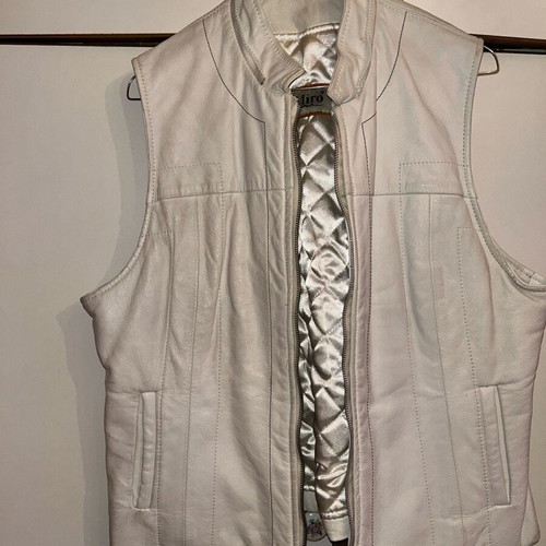 Miro leather vest size L like new, genuine leather, vintage 2010