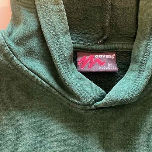 Moovers green kids hoodie sweatshirt