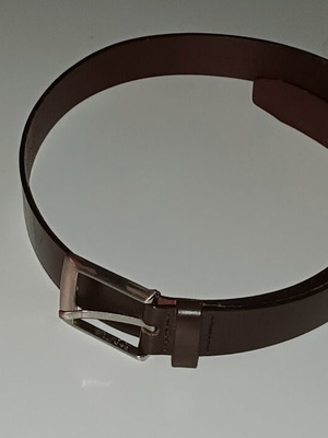 Κλαστική ανδρική δερμάτινη ζώνη Leatherstudio σαν καινούργια, καφέ