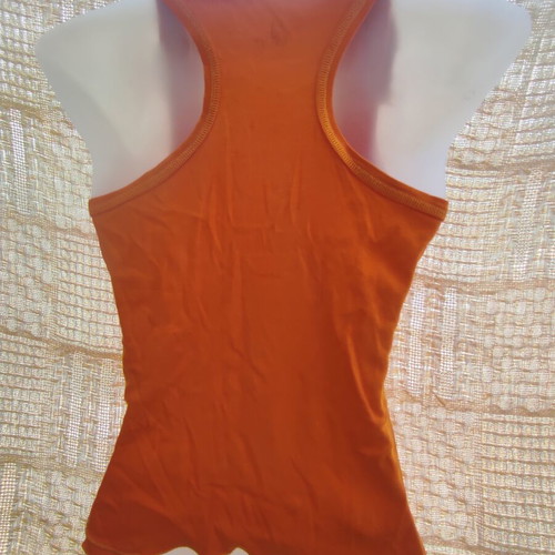Chaton summer women's orange top, size S