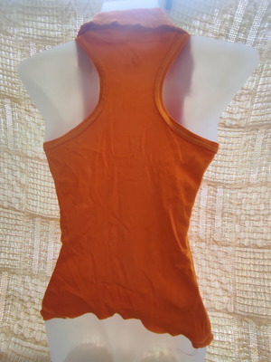 Chaton summer women's orange top, size S