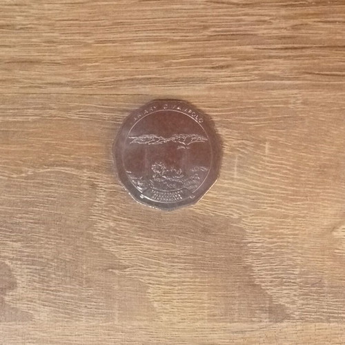 Madagascar 50 Ariary coin like new, collectible foreign currency