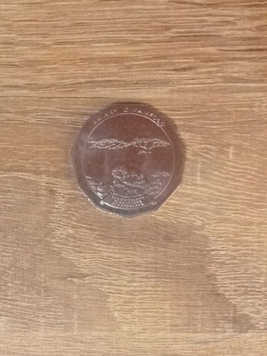 Madagascar 50 Ariary coin like new, collectible foreign currency