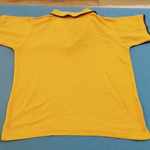 JJ Sports kids Polo shirt yellow like new No. 6-7