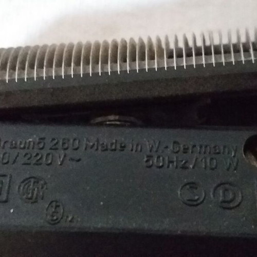 Collectible Braun 5 260 shaver from around 1974