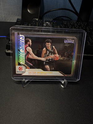 2025-26 Panini Contenders EuroLeague Victor Wembanyama Suite Shots Rookie Card