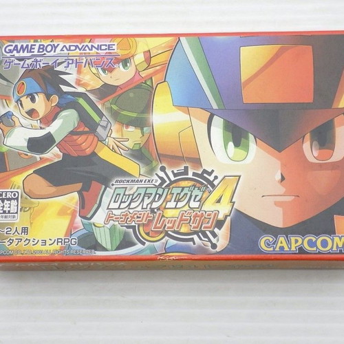 Rockman EXE 4 Tournament Red Sun GameBoy Advance like new