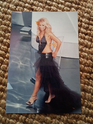 Gogo Mastrokosta Large Authentic Photo like new, 14 x 20.2 cm