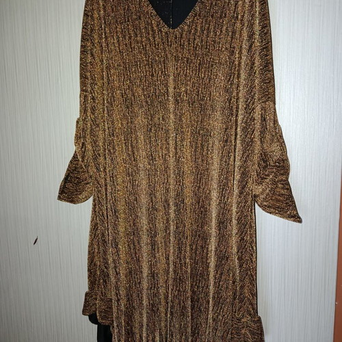 Dress in gold XL size new, elastic -  10,00 - Vendora.cy