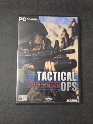 Tactical Ops Assault on Terror PC game used with English manual