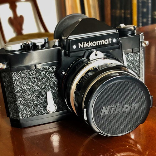 Nikon FTN SLR film camera like new with Nikkor-H 50mm f/2 lens