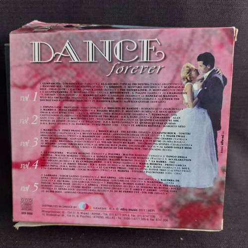 Dance Forever 5 CD box set used, missing CD Vol.1