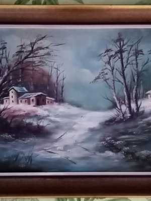 Картина - Антика - Маслена живопис