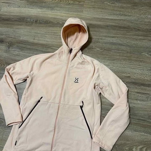 Women's fleece hoodie Haglöfs Polartec Bungy XL like new, pink