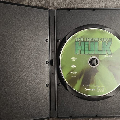 The Incredible Hulk The Animated Series Volume 3 DVD like new, dubbed in Greek
