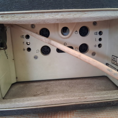 Reel-to-reel tape recorder used, 60s model
