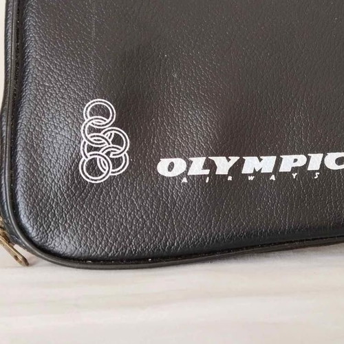Olympic Airlines bag vintage black like new