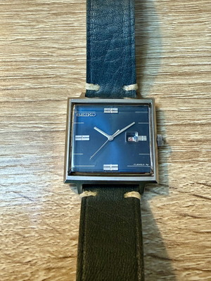 Seiko 2202-3050 Vintage watch like new, blue, manual winding